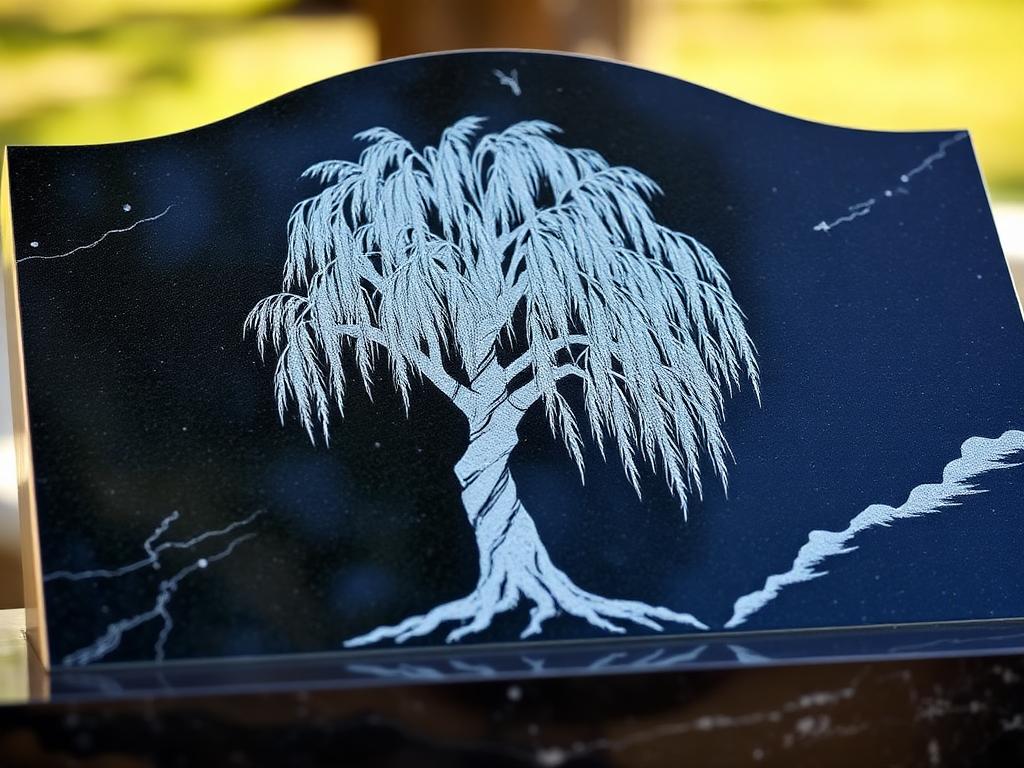 Clear Stream Monuments | Carved Tree Headstone Types and Designs